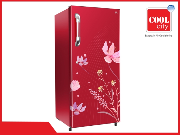 slimline refrigerator with ice maker